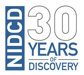 NIDCD's 30th anniversary graphic.