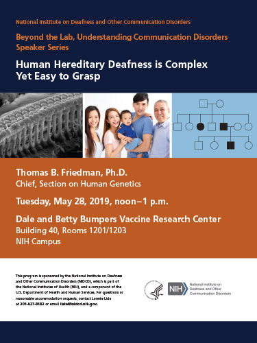 Beyond the Lab, Human Hereditary Deafness is Complex Yet Easy to Grasp Poster