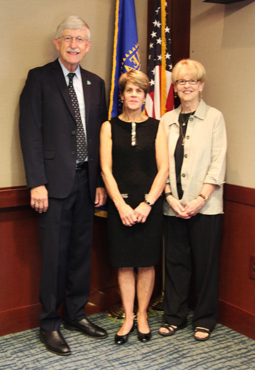 NIH Director Francis Collins, M.D., Ph.D., Debara L. Tucci, M.D., M.S., M.B.A., Judith A. Cooper, Ph.D.