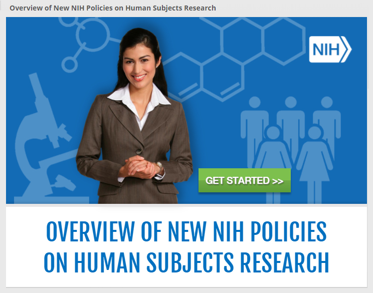 Overview of New NIH Policies on Human Subjects Research video cover