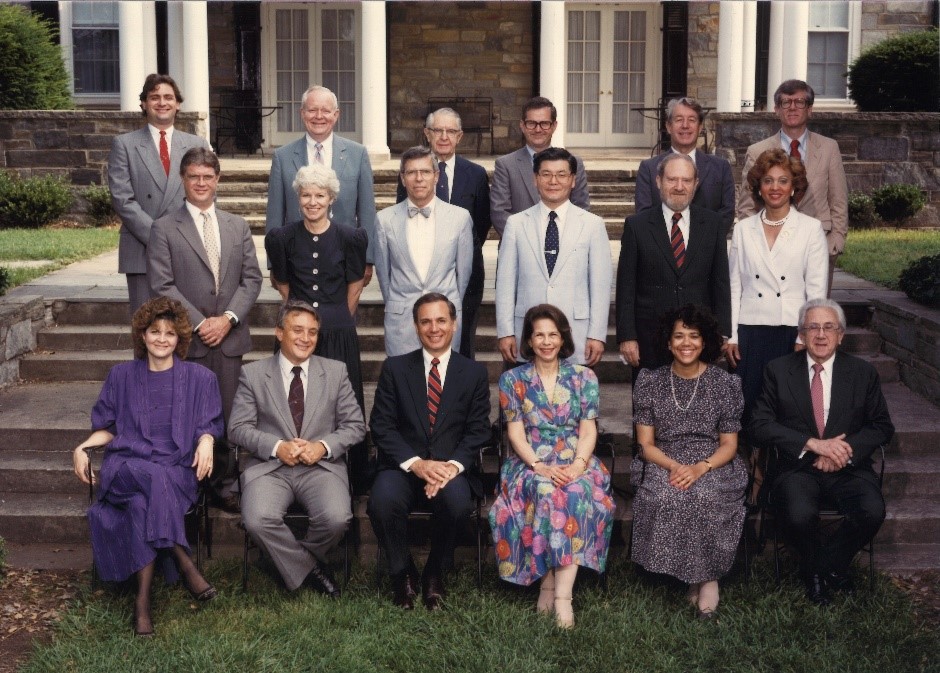 Bob Dobie and members of the first NIDCD advisory board