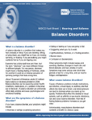 Balance Disorders