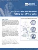 Taking Care of Your Voice