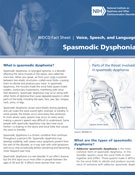 Spasmodic Dysphonia