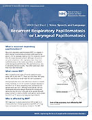 Recurrent Respiratory Papillomatosis or Laryngeal Papillomatosis