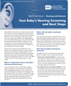 Your baby's hearing screening and next steps.