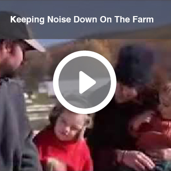 Video titled Keeping Noise Down On The Farm.