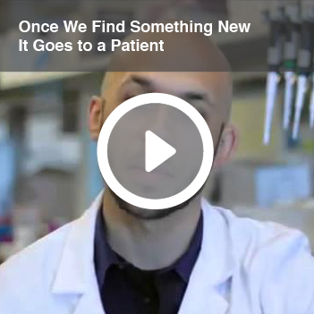 Video titled "Once We Find Something New, It Goes to a Patient," Says Joseph Foster