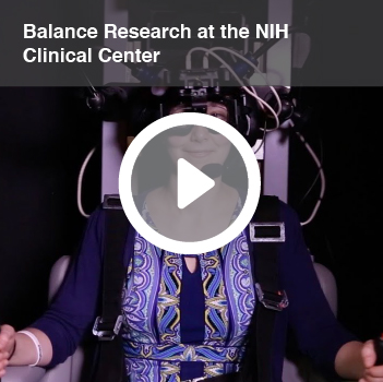 Video titled Balance Research at the NIH Clinical Center.