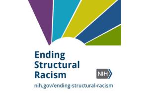 A stylized rainbow above the words Ending Structural Racism, the NIH logo, and this URL: nih.gov/ending-structural-racism.