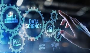 Data Science Strategic Plan. Big data science analysis business technology concept on virtual screen