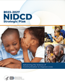 NIDCD 2023-2027 Strategic Plan cover thumbnail.